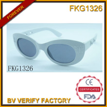 Brillo gris Simple las gafas de sol (FK15027)